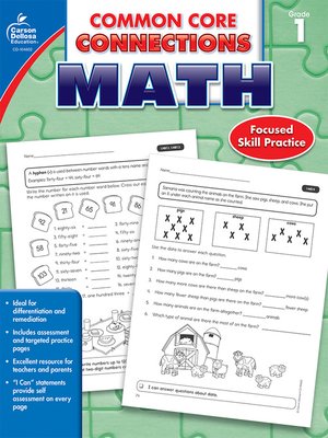 cover image of Common Core Connections Math, Grade 1